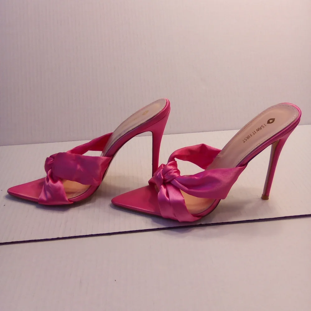 I SAW IT FIRST HIGH HEELS SHOES NEW - Picture 6 of 8